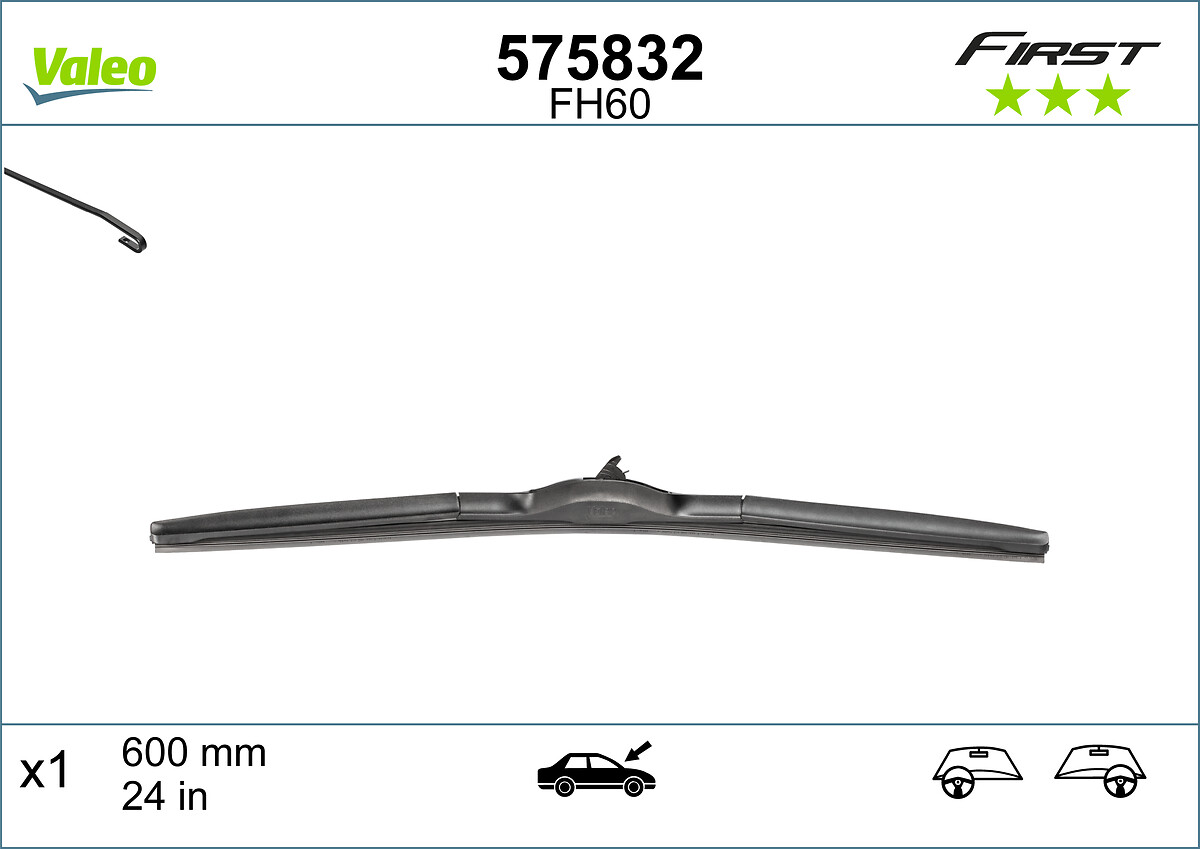 Lamela stergator VALEO 575832